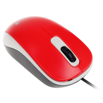 Мышь компьютерная GENIUS DX-110, Красный, 1000dpi.