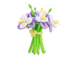 Букет "Сиреневые лилии"