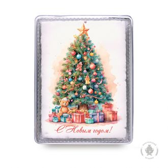 Ёлка с шарами "С Новым годом!" (600 гр)