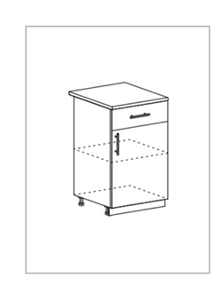 Шкаф нижний с 1 ящиком (ШН1Я500)