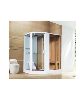 Душевые кабины с финской сауной и турецкой баней