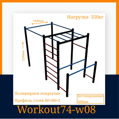 Спортивная площадка WORKOUT w08