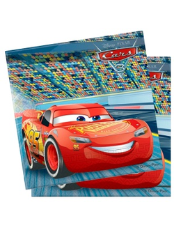 33см X 33см Салфетки Тачки-3 20шт