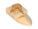 Plate, Modified 1 x 1 with Tooth Horizontal, Trans-Orange (49668 / 6104016)