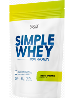 simple whey health form протеин(900)гр дыня-банан
