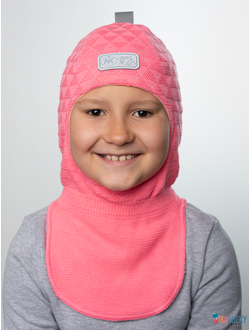 Шапка-шлем "Саша" 20201-02, цвет розовый, р. 48-50