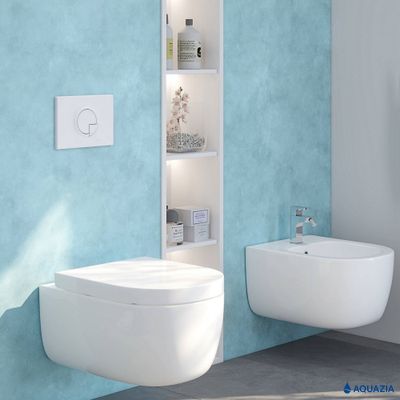 Кнопка AQUAZIA для инсталляции NOVUM R1 (Белая)