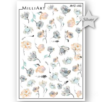Слайдер-дизайн MilliArt Nails Металл MTL-086