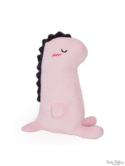 Мягкая игрушка-подушка "Динозавр розовый"