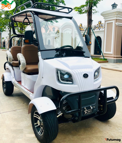 Гольфкар GreenCamel Сонора A40 New (4 seats 2500W 225/40-10' литые) белый