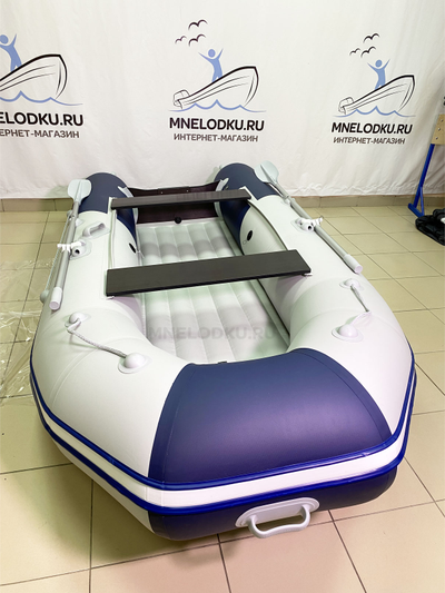 Моторная лодка Таймень NX 3200 НДНД светло-серый/синий