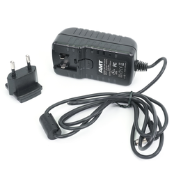 Бесшумный адаптер - AMT DC 9В, 1.5А AC/DC (+ EU вилка в комплекте!)