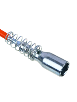 ЕРМАК X-PRO Ключ свечной карданный с резиновой вставкой 21x250мм