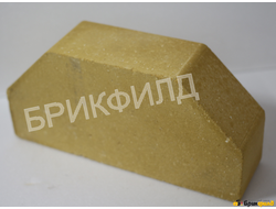 Кирпич облицовочный "Трапеция". Светло-желтый. Кирпичный завод Брик Филд