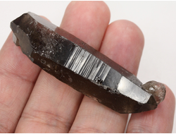 Кварц дымчатый, раухтопаз, кристалл двухголовик, Бразилия (62*17*12 мм, 21 г) №35774