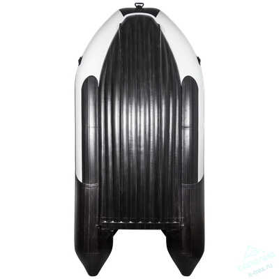 Лодка ПВХ Мастер Лодок Ривьера Гидролыжа 3600НДНД "Комби" Св.Серый / Чёрный