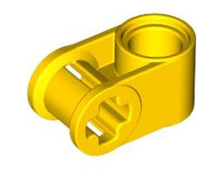 Technic, Axle and Pin Connector Perpendicular, Yellow (6536 / 4107078 / 4173666 / 6261367)