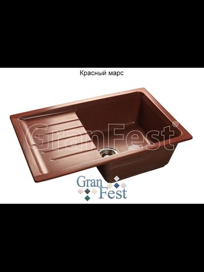 Керамическая мойка для кухни Granfest Гранфест GF-P760L реверсивная 1 секционная мойка