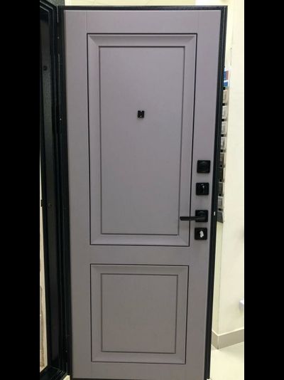 ТАНДОР. СТАЛЬ 2 мм. ДЕКАНТО 100 мм. ТРЕХКОНТУРНАЯ. ЧЕРНЫЙ БУКЛЕ / SOFT TOUCH СЕРЫЙ БАРХАТ