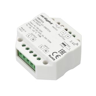 Контроллер-выключатель Arlight SMART-S1-SWITCH (230V, 3A, 2.4G)