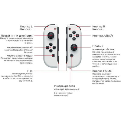 Nintendo Switch Oled 64Gb Белый
