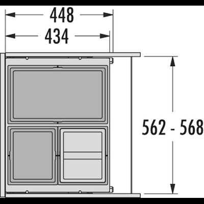 Встраиваемая система 54л Euro-Cargo-S Hailo