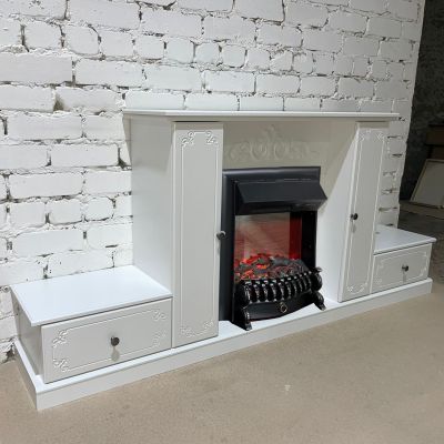 Электрокамин Skyline WT с очагом Fobos