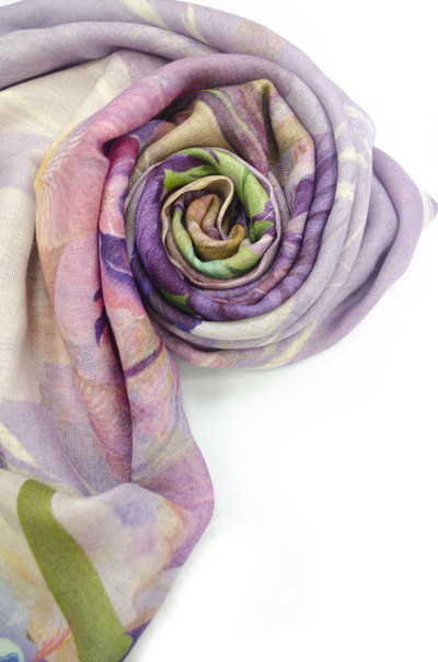 Павловопосадский палантин 10756-15