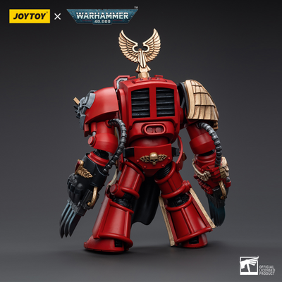 Терминатор Кровавых Ангелов (Warhammer 40k) - КОЛЛЕКЦИОННАЯ ФИГУРКА 1/18 Blood Angels Assault Terminators Sergeant Santoro (JT5505) - JOYTOY