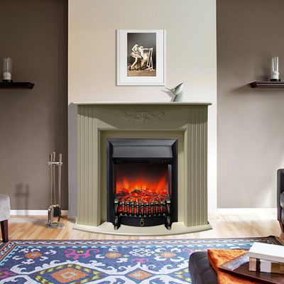 Электрокамин Лион SL с очагом Fobos