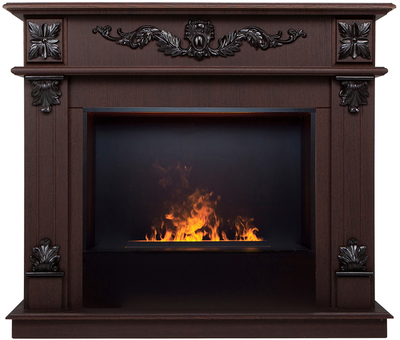 Электрокамин Филадельфия DN с очагом 3D Cassette 630 Black Panel