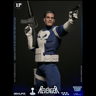 Каратель (The Punisher Arcade 1993) - КОЛЛЕКЦИОННАЯ ФИГУРКА 1/12 THE REVENGER ARCADE VIDEO GAMES SERIES (EKS06) - EKUAZ STUDIO