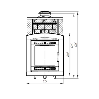 Печь банная "Атмосфера XL (Про)" сетка нержавейка