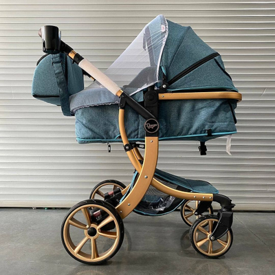 Детская коляска 2 в 1 Darex Морская волна