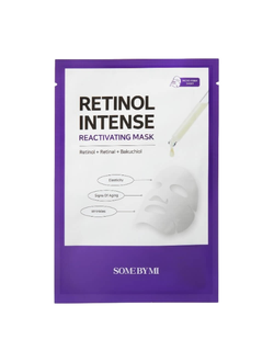 Антивозрастная тканевая маска с ретинолом и бакучиолом Some By Mi Retinol Intense Reactivating Mask