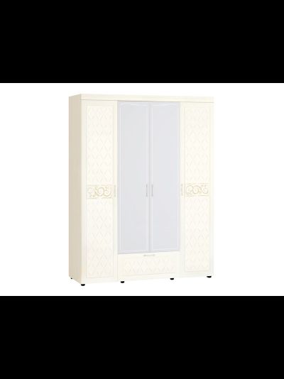 Шкаф 93.14 четырехдверный с зеркалом Тиффани