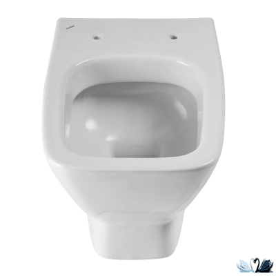 Комплект ПЭК Santek Нео 1.WH50.1.776. Инсталляция с кнопкой (черный, матовый) и подвесной унитаз с сиденьем микролифт