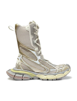 Сапоги весенние Balenciaga 3XL Milk Bronze Old