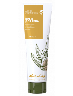 Крем для тела с коллагеном, алоэ вера и миндальным маслом  (150 мл)