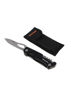 ЕРМАК Нож перочинный многофункциональный, 9 функций, 18.5см, нерж. сталь., 2 штуки