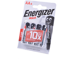 7638900411409  Элемент питания Energizer MAX  AA LR6/316 BL4 (4шт)