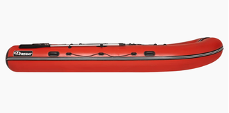 Лодка ПВХ Фрегат 430 FM Light Jet/L/S (ФМ Лайт Джет/Л/С) Красный