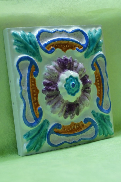 Рождение Вселенной (изразцовая плитка)