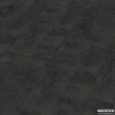 Виниловый пол Meister Чёрная Скала 7437 RB400S