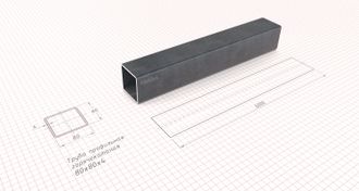 Труба профильная 80х80х4.0 мм