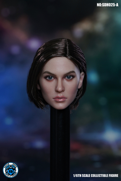 Женская голова (скульпт) Джилл Валентайн - 1/6 scale Female Head Sculpture (SDH025A) - SUPER DUCK