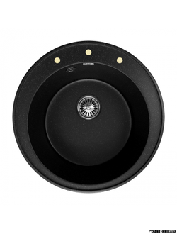 Керамическая мойка для кухни Zox ZX-GM 01 круглая 480 мм