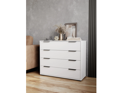 Комод Оптима ОП-04 Белый структурный/Меренга