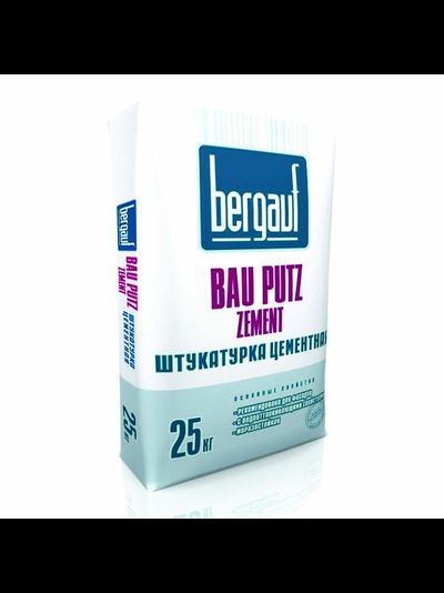 Штукатурка цементная Bergauf Bau Puiz Zement 25кг