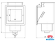 Скиммер 15 м² с камерой долива (плитка)
